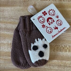 Hanna Andersson Brown Kids Mittens